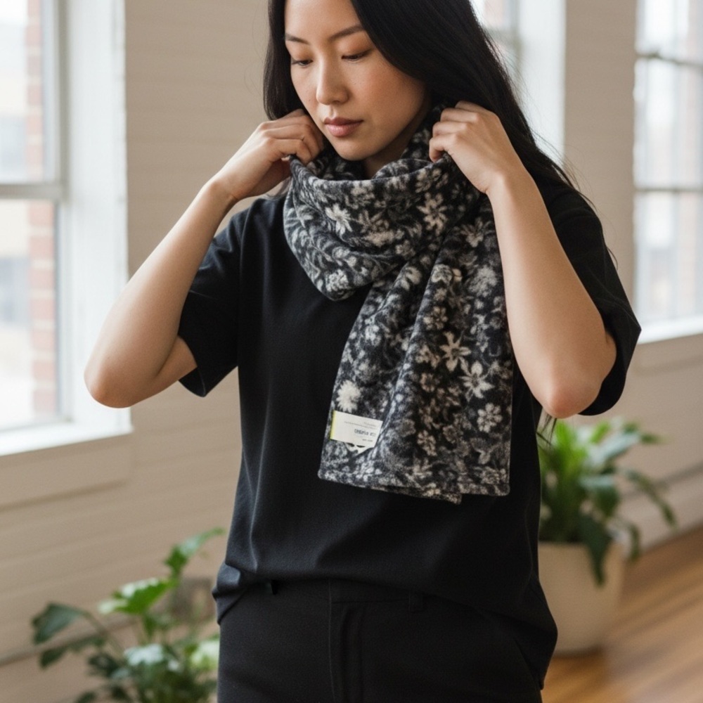 Old Navy, go warm, fleece scarf.